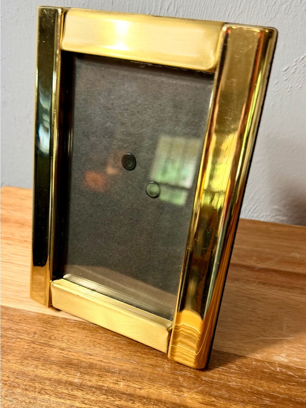 Vintage Brass Finish Photo Frame - Gold Picture Frame for Home Accents - Picture 5 of 12
